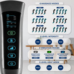 SereneLife full leg massager adjustable Velcro wraps for all body types