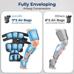SereneLife compression massager with heat and cold therapy features