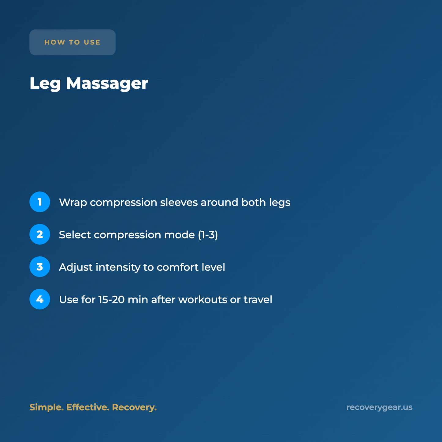 RG-LCM-001 How To Use